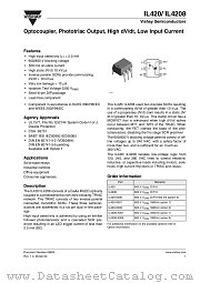 IL4208-X007 datasheet pdf Vishay