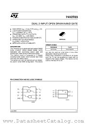 74V2T03 datasheet pdf ST Microelectronics