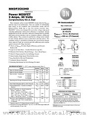 MMDF2C03HDR2 datasheet pdf ON Semiconductor