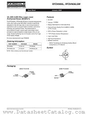 RFD4N06LSM9A datasheet pdf Fairchild Semiconductor