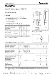 2SK3636 datasheet pdf Panasonic