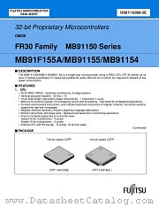 MB91F154 datasheet pdf Fujitsu Microelectronics
