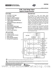 DAC7664YCR datasheet pdf Texas Instruments