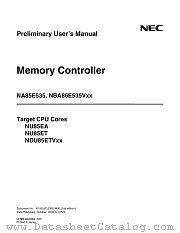 NA85E535 datasheet pdf NEC
