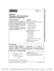 NC7WV14L6X datasheet pdf Fairchild Semiconductor