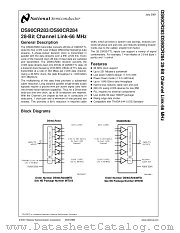 DS90CR283MTD datasheet pdf National Semiconductor
