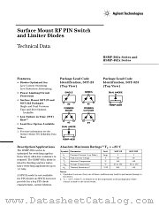 HSMP-3824 datasheet pdf Agilent (Hewlett-Packard)