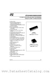 STV2239 datasheet pdf ST Microelectronics