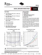 TAS5121 datasheet pdf Texas Instruments