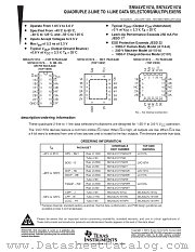 SNJ54LVC157AFK datasheet pdf Texas Instruments
