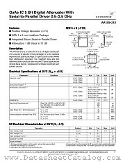 AA109-310 datasheet pdf Skyworks Solutions
