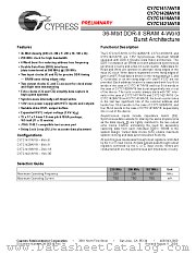 CY7C1417AV18 datasheet pdf Cypress