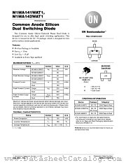 M1MA142WAT1 datasheet pdf ON Semiconductor
