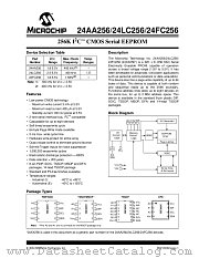 24AA256T-I/SMG datasheet pdf Microchip