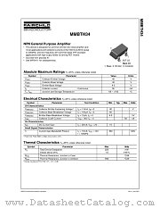 MMBTH34 datasheet pdf Fairchild Semiconductor