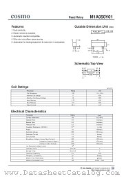 M1A050Y01 datasheet pdf Cosmo Electronics