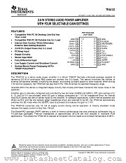 TPA0122PWP datasheet pdf Texas Instruments