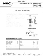 2SJ353-T datasheet pdf NEC