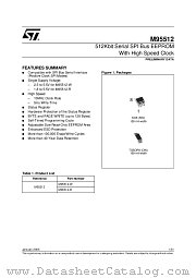 M95512-W datasheet pdf ST Microelectronics