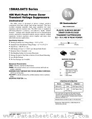 1SMA43AT3 datasheet pdf ON Semiconductor