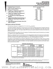 SN74LVCZ245ADW datasheet pdf Texas Instruments