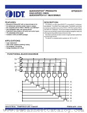 QS3251Q8 datasheet pdf IDT