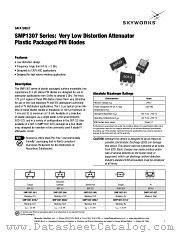 SMP1307 datasheet pdf Skyworks Solutions