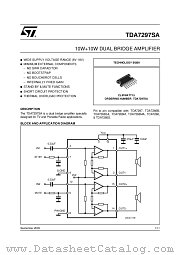 TDA7297SA datasheet pdf ST Microelectronics
