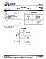 GS78116A datasheet pdf GSI Technology