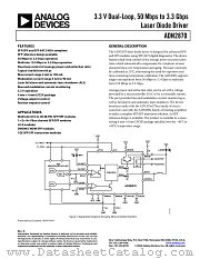 ADN2870ACPZ-RL datasheet pdf Analog Devices