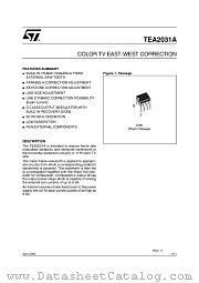 TEA2031A datasheet pdf ST Microelectronics