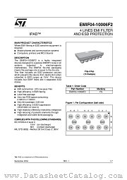 EMIF04-10006F2 datasheet pdf ST Microelectronics