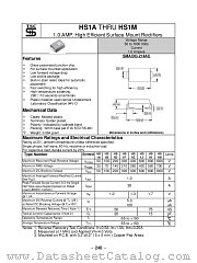 HS1G datasheet pdf Taiwan Semiconductor