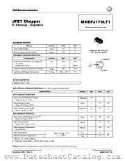MMBFJ175LT1 datasheet pdf ON Semiconductor
