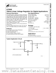 LP3990TL-1.8 datasheet pdf National Semiconductor