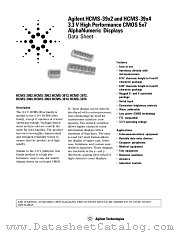 HCMS-3912 datasheet pdf Agilent (Hewlett-Packard)