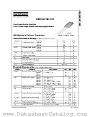 KSE180S datasheet pdf Fairchild Semiconductor