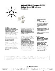 HSME-A100-M3PJ1 datasheet pdf Agilent (Hewlett-Packard)