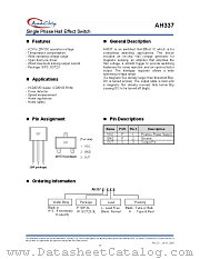 AH337 datasheet pdf Anachip