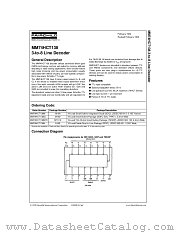 MM74HCT138MX datasheet pdf Fairchild Semiconductor