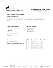 5962-89688012A(54ACT157LMQB) datasheet pdf National Semiconductor