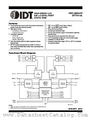 IDT70V18L15PF datasheet pdf IDT