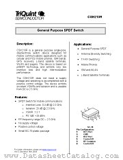 CSH210R datasheet pdf TriQuint Semiconductor