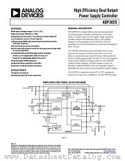 ADP3025ARU-REEL7 datasheet pdf Analog Devices