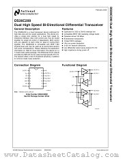 DS36C200M datasheet pdf National Semiconductor