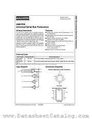 USB1T20MTCX datasheet pdf Fairchild Semiconductor
