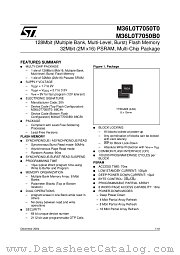 M36L0T7050B0ZAQF datasheet pdf ST Microelectronics