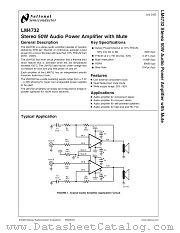 LM4732 datasheet pdf National Semiconductor