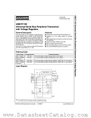 USB1T1102MPX datasheet pdf Fairchild Semiconductor