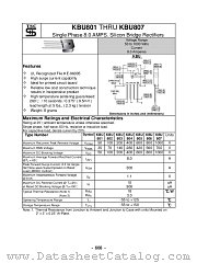 KBU807 datasheet pdf Taiwan Semiconductor